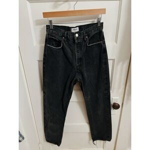 Agolde 90’s Pinch Waist Jeans in Black